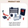 13Pcs 1/64 Car Repair Tools :64 Scale Diorama Auto Repairing Shop Layout Sturdy Miniature Scene Mini