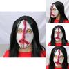 Oggetti di Scena Horror di Halloween Maschera in Lattice Npc per Adulti per Casa degli Spettri Escape Room