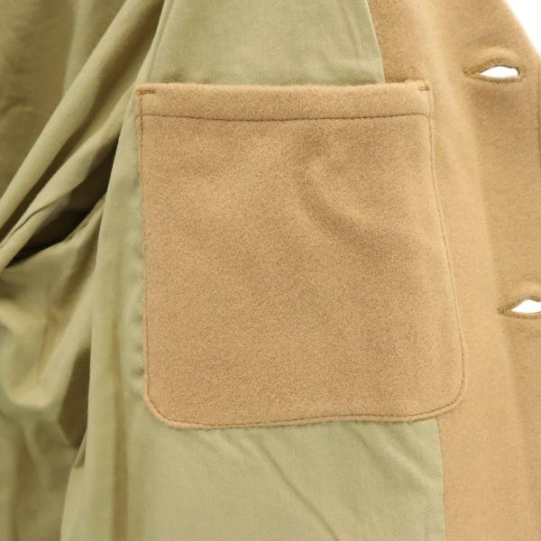 Unused Johnbull Wool Blend Melton Coat M Camel Men's Used