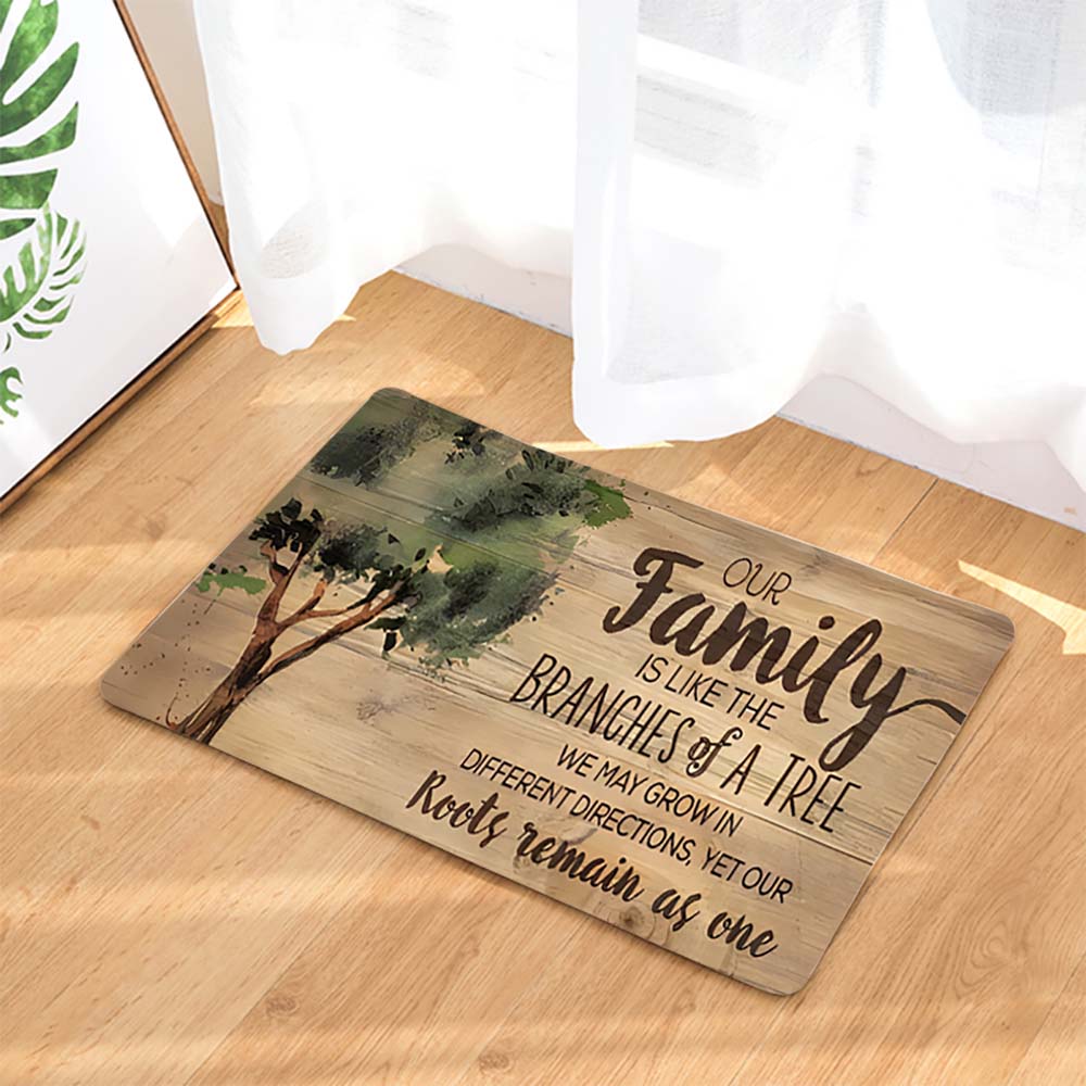 

Семейный ковер в деревянном стиле, художественный коврик, домашний декор