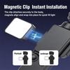 For DJI Osmo Pocket 3 Desiontal Portable Magnetic Fill Light, PM02 Dual Light (Black)