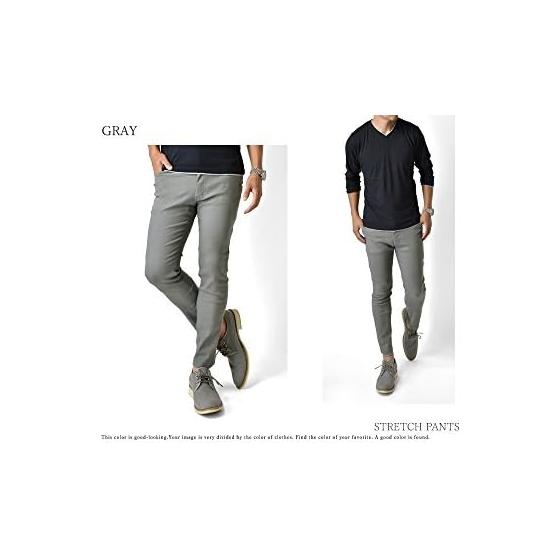 [Aruge] Chinos, Stretch Pants, Golf Pants, Easy Pants, Tapered, Stretchable, Large Sizes, M L LL 3L / D2G