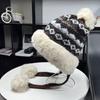 Winter sweet and cute velvet warm Lei Feng hat outdoor versatile cold protection ear protection wool knitted hat children