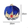 King Crown Hat Birthday Fashion Photography Props Tiaras Emperor Performance for