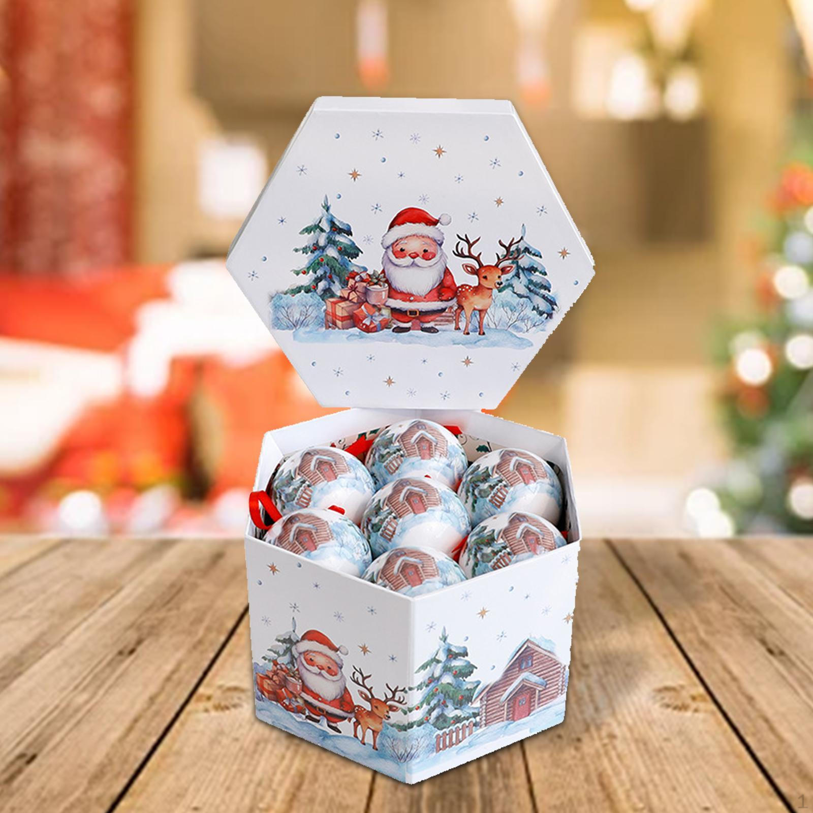 

14 шт. шаров для украшения праздничной елки Santa Claus Tree