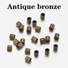 500pcs 1.5 2.0 2.5mm Tube Crimp End Beads Stopper Gold Copper Spacer Beads for Jewelry Making Findings DIY Supplies Necklace