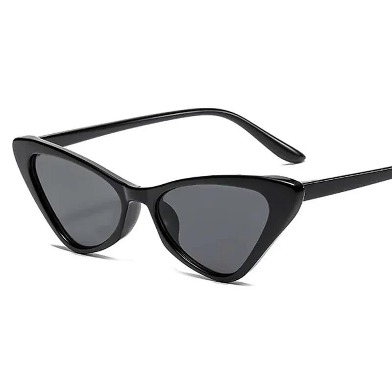 Vintage Mirror Cat Eye Sunglasses Women Men Cateye Retro Small Frame Designer Brand Eyewear Female Male