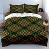 Diagonal orange plaid pattern. Bedding sets Duvet cover sets Duvet covers Pillowcases(1 * Duvet Cover 2 * Pillowcases without duvet insert)