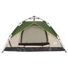 Vidaxl Tourist Tent, 3-Person, Green, Quick Setup