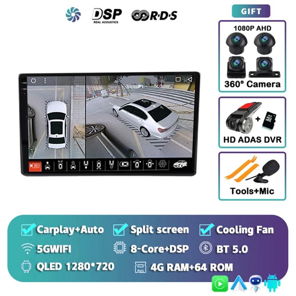 10" Android 14 For Wuling Hongguang 2025 Wireless Carplay Radio Autoradio Multimedia Video Navigation GPS Head Unit NO DVD