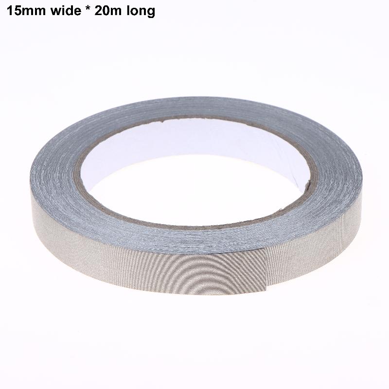 20M Tape Double Conductive Fabric Tape 5Mm~50Mm Width Single-Sided Laptop Cellphone Lcd Emi Shielding Adhesive Tape