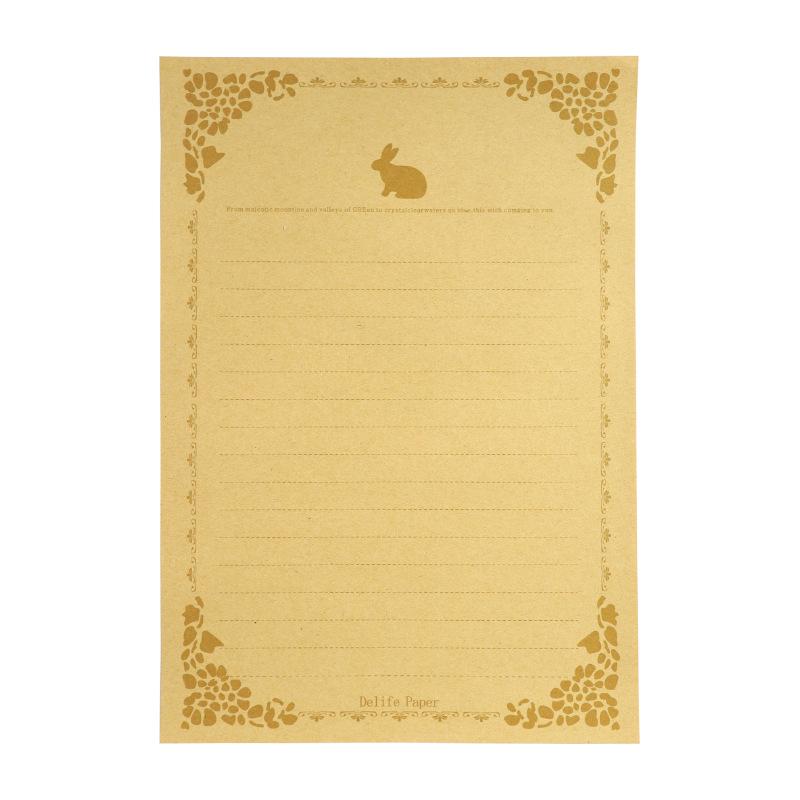 Set di Lettere e Buste Vintage per Biglietti di Auguri Romantici