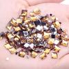 Hot Sale 4mm Acrylic Loose 10000pcs FlatBack Square Gems for Crafts Scrapbooking DIY Bags Clothes Nail Art Decoration