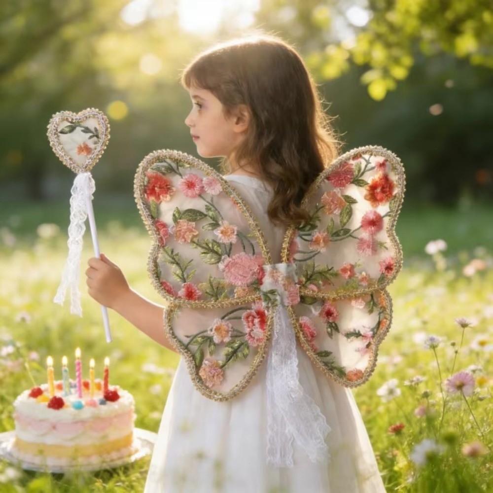 Spitzen-Schmetterlingsflügel Verstellbarer Riemen Fotografie-Requisiten Cosplay-Zubehör