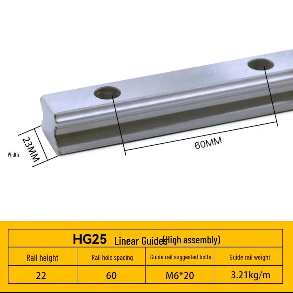 HIWIN Interchangeable Linear Guideway Block for HGH/EGH/CA Series (Sizes 15-30)
