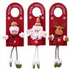 6X Door Hanging Christmas Decor Clothes Rack Christmas Ornaments Xmas Door Ornaments Xmas Tree Hanging Pendant