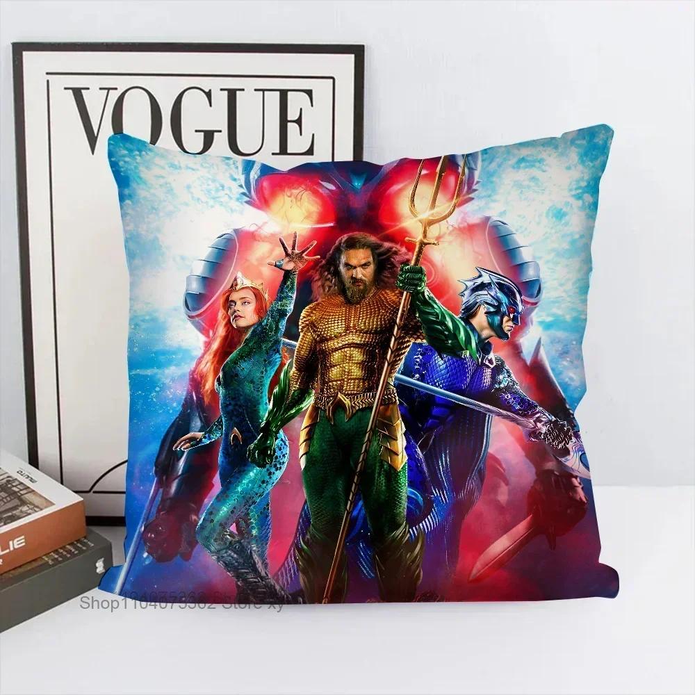 A-Aquaman And The Lost Kingdom Movie Pillow Bedroom Sofa Leisure Comfort Cushion Car Living Room Home Decoration