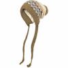 Women's Fair Isle Pompom Knitted Hat - Retro Jacquard Wool with Ear Protection for Winter Warmth