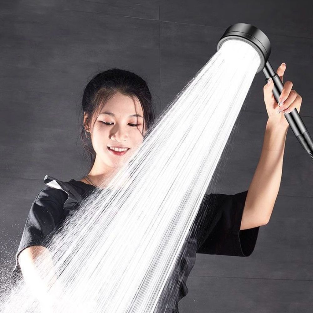 Built-in Filter Handheld Shower Head 304 Stainless Steel Shower Sprayer Nozzle  Hotel