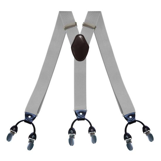 Hosenträger für Herren, verstellbar, mit Schnellverschluss, verschleißfest, rutschfest, mit robusten Clips, Mehrzweck-Hosenträger aus Polyester mit Y-Rücken für Herren