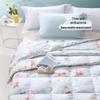 FUANNA 95% White Goose Down Antibacterial Summer Quilt