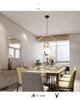 Modern Nordic Hanging Pendant Light Rotating Globe Art lamps Bedside Lights Glass Ball Indoor Living Room Bedroom lighting