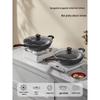 COOKER KING 36cm Non-Stick Flat Bottom Wok