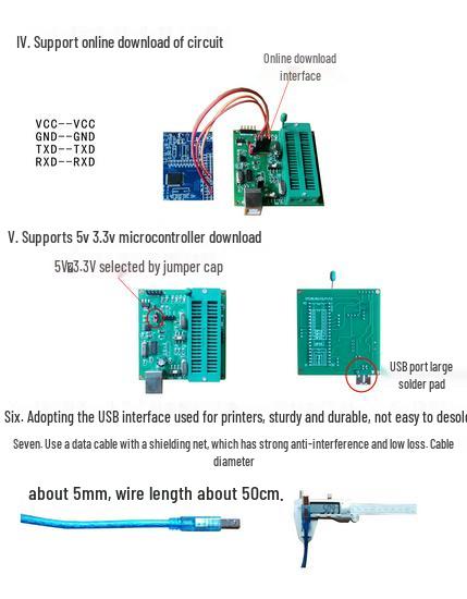 USB to TTL Microcontroller ISP Programmer & Burner