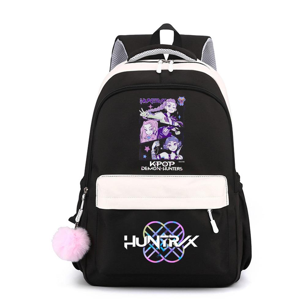 Anime Cute K-Pop Printed Large Capacity Waterproof Backpack for Teenger Student Girl Boy Schoolbag Bookbag Kid Gift Women Travel Bag Mochila