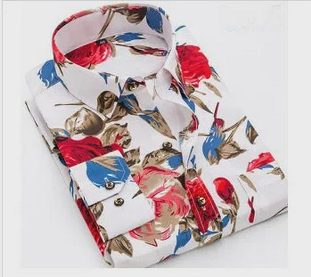 2025 Мужская повседневная рубашка с лацканами и свежими вертикальными полосками Small