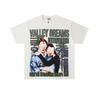 26 Cross-border foreign trade VALL Meichao high street retro washing water old direct injection hot diamond short sleeve pullover men's and women's 