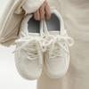 Sommer neue atmungsaktive Netz-Plateau-Sneaker für Studenten, lässige Schuhe