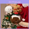 Cute Snowball Pudding Christma Series Plush Toy Cartoon Gingerbread Man Pendant