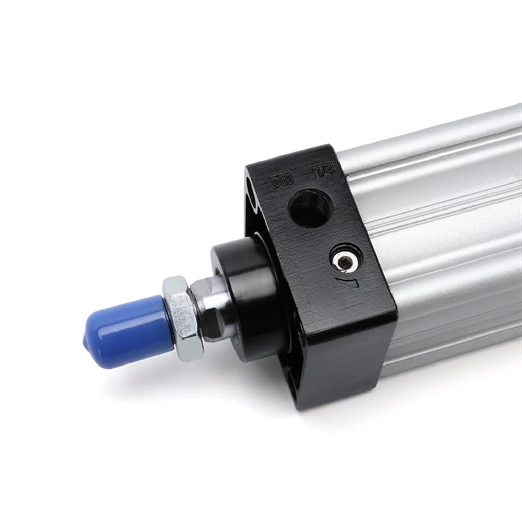 Air Pneumatics SU32/40/50/63 Type Pneumotester for Cylinder Pistons Double Acting Without Magnetic Pneumatic Cylinder 1Pcs(Stroke 125mm,SU32 (Bore