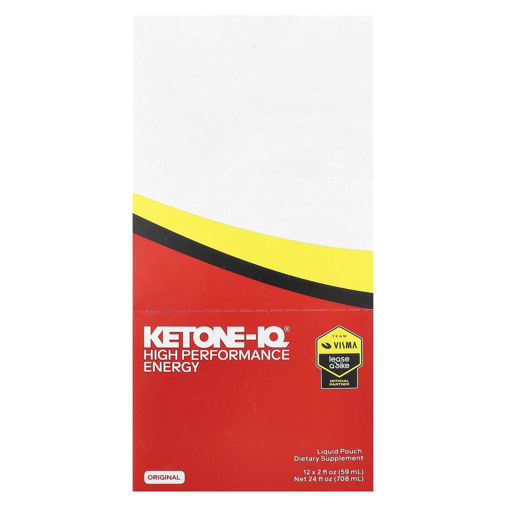 Ketone-Iq, Høy Ytelse Energi, Original, 10G, 12 Poser, 59Ml (2 fl oz) Hver