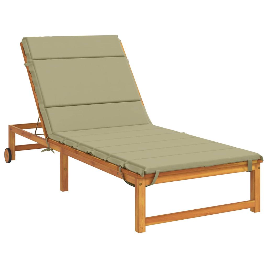 Sun Lounger Cushion GEMERT 100percent  Polyester Light Green