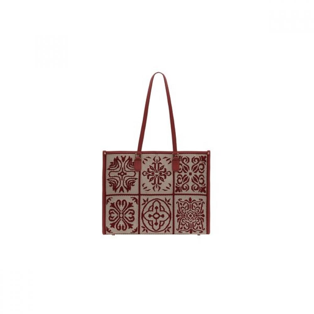 Riccio Anna My Best Bag Jacquard Tote Bag  hs41Myb201rd 