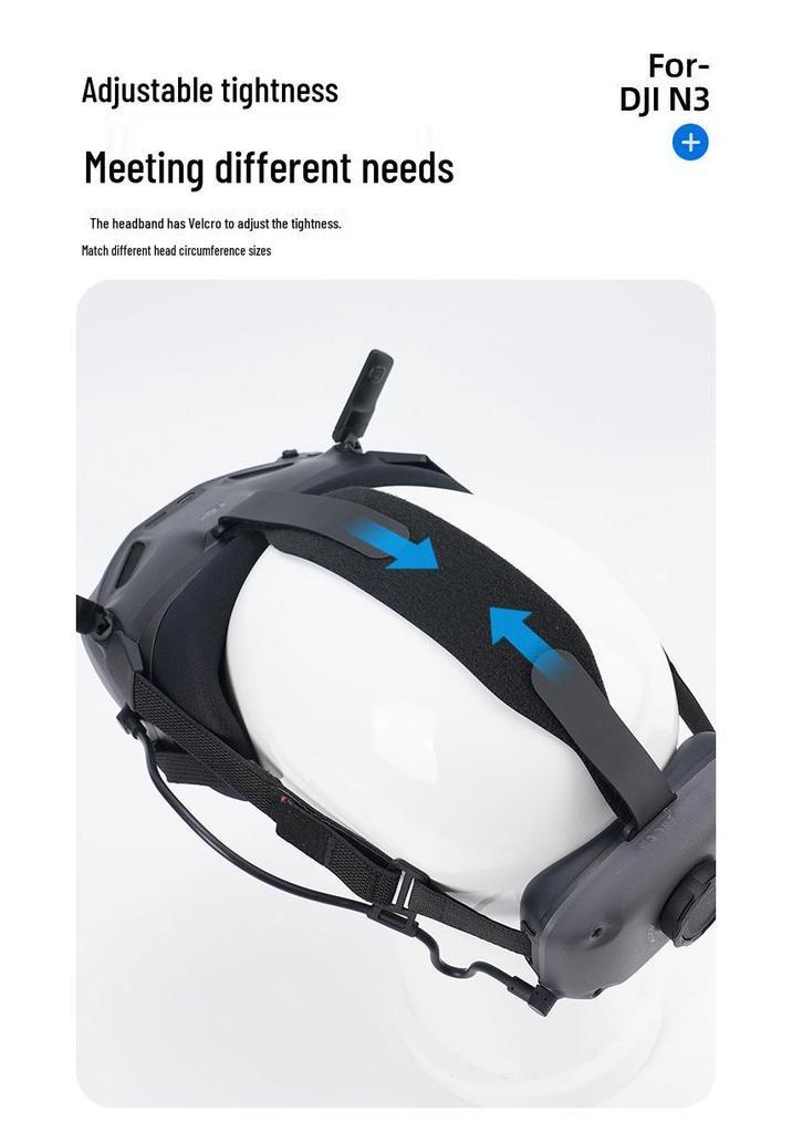 Comfortable Decompression Headband Strap for DJI N3 Goggles - Easy-to-Wear Drone Accessory
