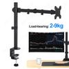 Dual Monitor Desk Mount Adjustable Dual Monitor Arm for 2 Computer Screens In 32'' Heavy Duty Dual Monitor Stand for Desk 17lbs