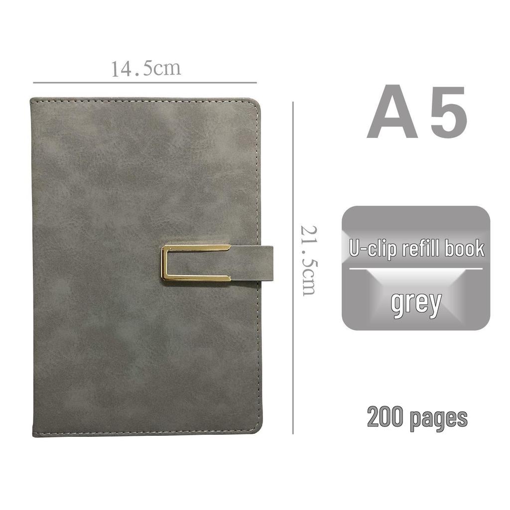 Korean Style Leather Cover Creative Diary Notebooks - Set of 5