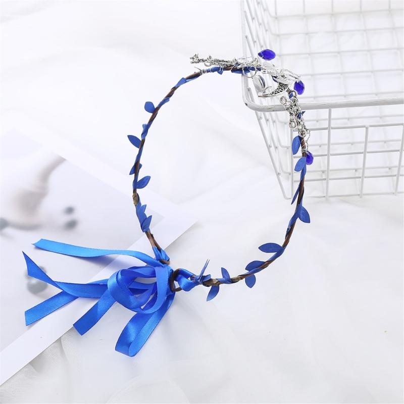 Fairy Dragon Fascinators for Cosplay Party Wedding Festivals Girls Bridal Dragon Headband Floral Fairy Headwear