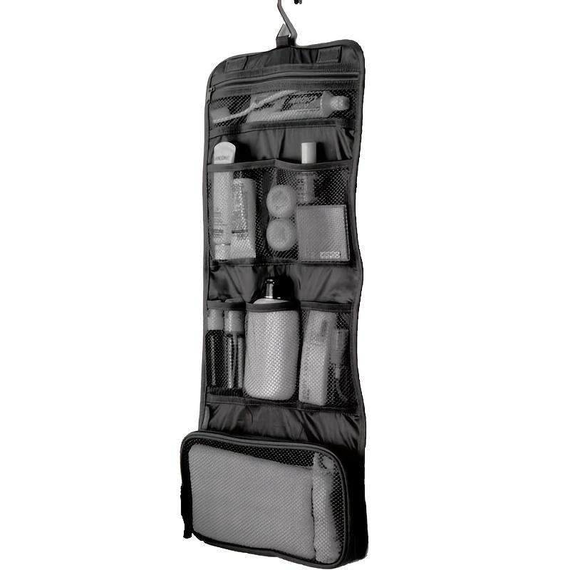 

Hanging Shower Rack with Mesh, Space-Saving Bathroom Accessory And Quick-Dry Bathroom Storage Bag чорний
