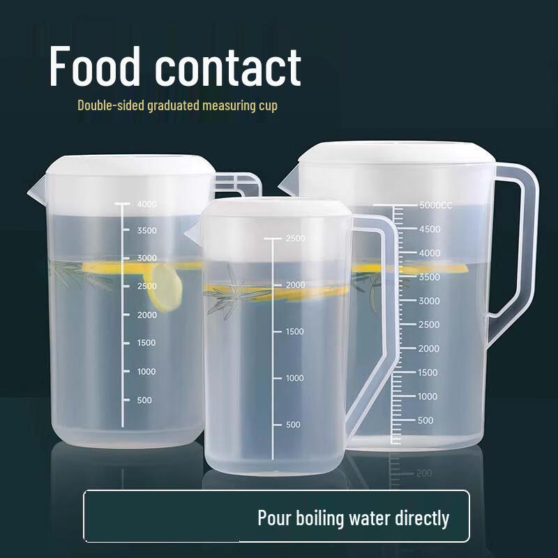 Commercial Plastic Measuring Pitcher Set with Scale