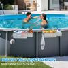 Durable Above Ground Pool Accessories Hooks Swimming Pool Storage Baskets  Backyard