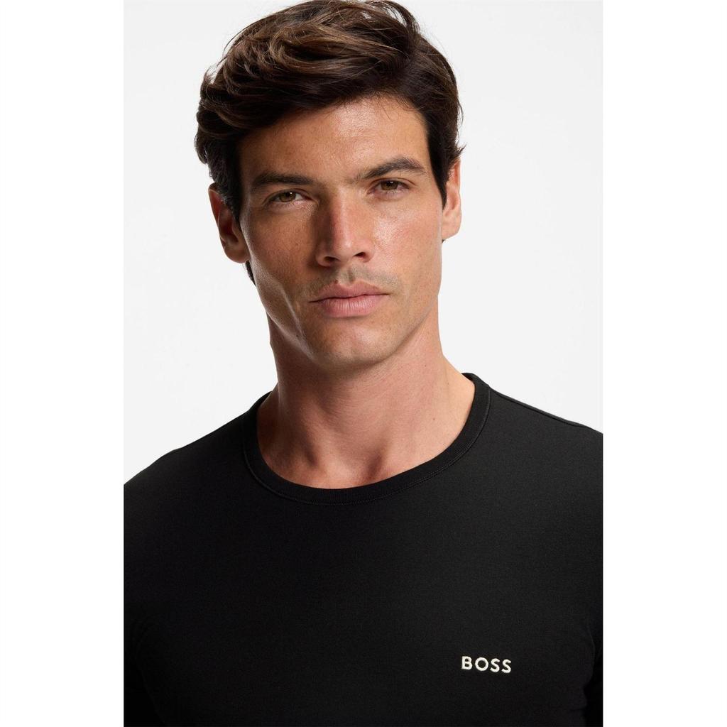 Boss Mens Logo T-Shirt (Pack of 3)