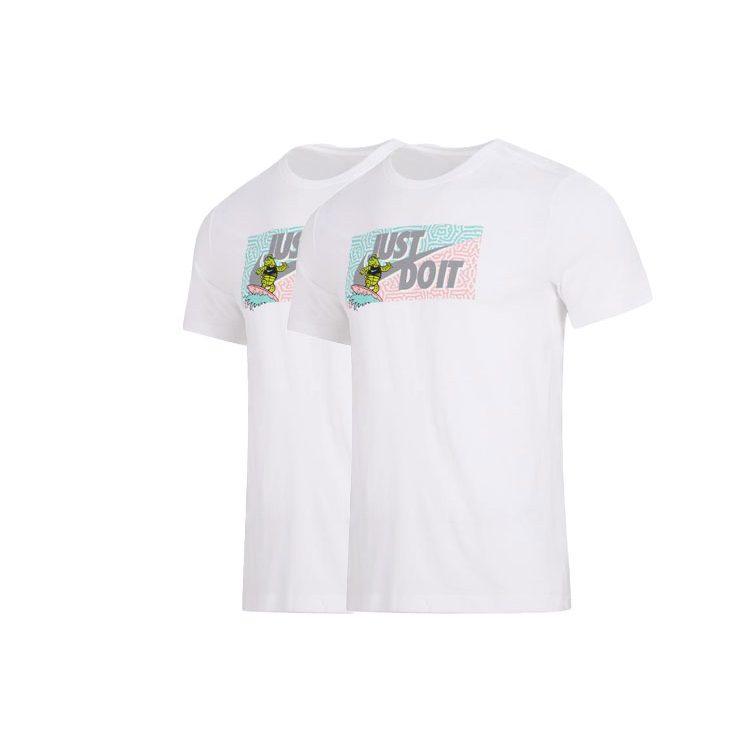 Nike T Shirts Men's Crew Neck Moderate Straight Fit DQ1088-100