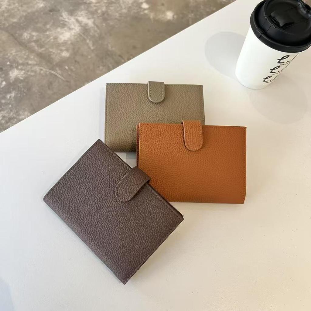 Porta-Passaporte Multifuncional e Carteira de Moedas Ultrafina de Couro Vaqueta de Grão Superior 2025