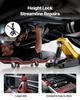 Low Profile Floor Jack, 3 Ton Capacity, Steel Racing Floor Jack with Dual Pistons Quick Lift Pump, Hydraulic Trolley Car Lift for Sports Cars, Sedans,