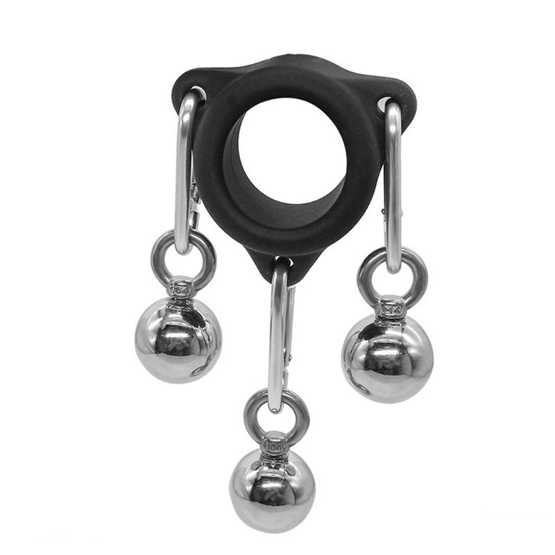 Sex Toys Silicone Penis Ring Hanging Ball Flexible Penis Extender Delay Ejaculation Training Cock Ring Sleeve Adult Product Male Sex Toys