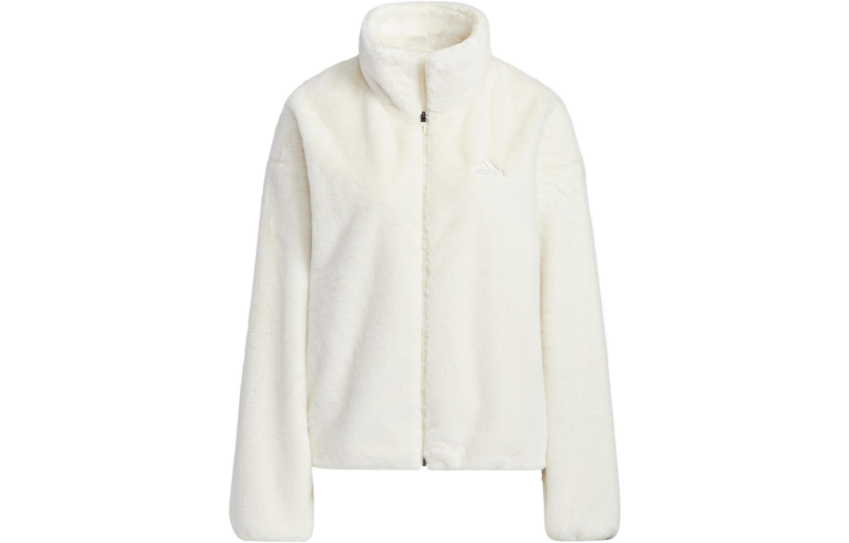 Adidas Jackets Women s White Stand Collar Moderate Other HM7102 L